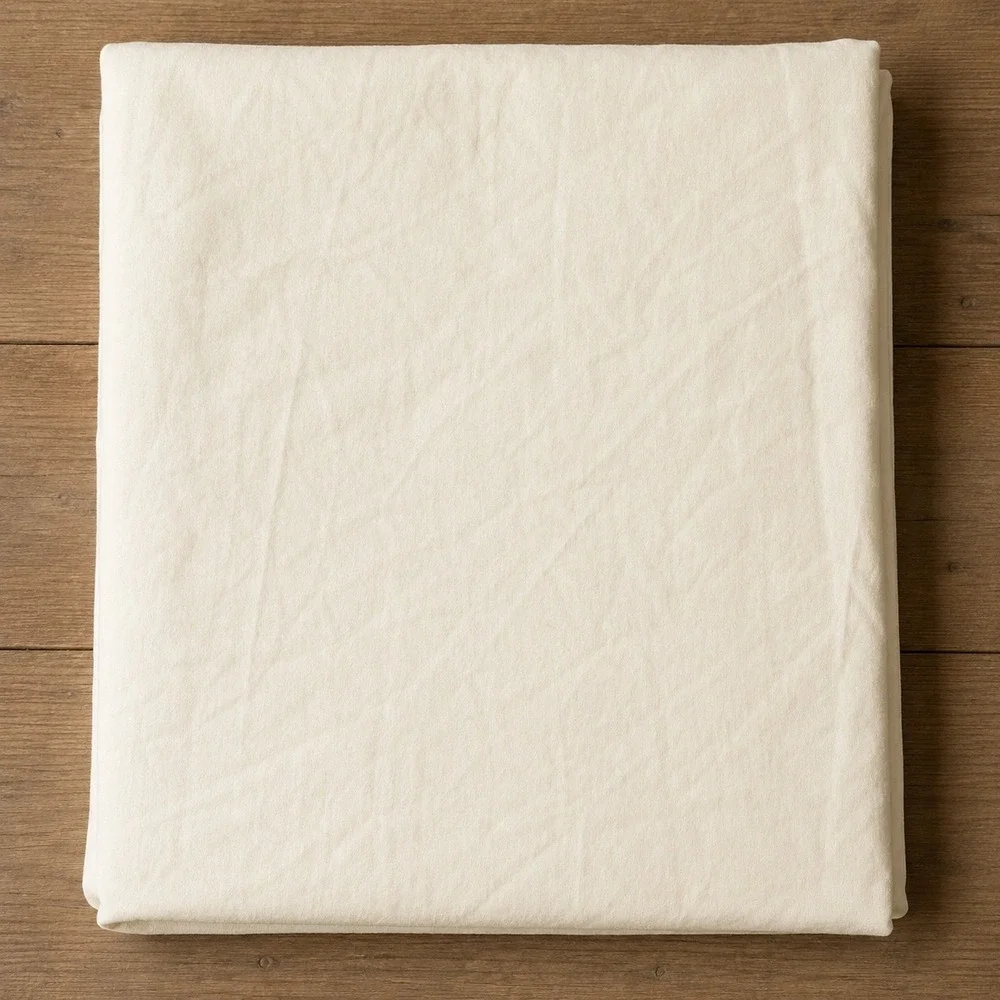 Quince Organic Cotton Duvet Cover Bedding Ivory Size King/Cal King Minimalist